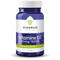 Vitakruid Vitamine D3 25 Mcg