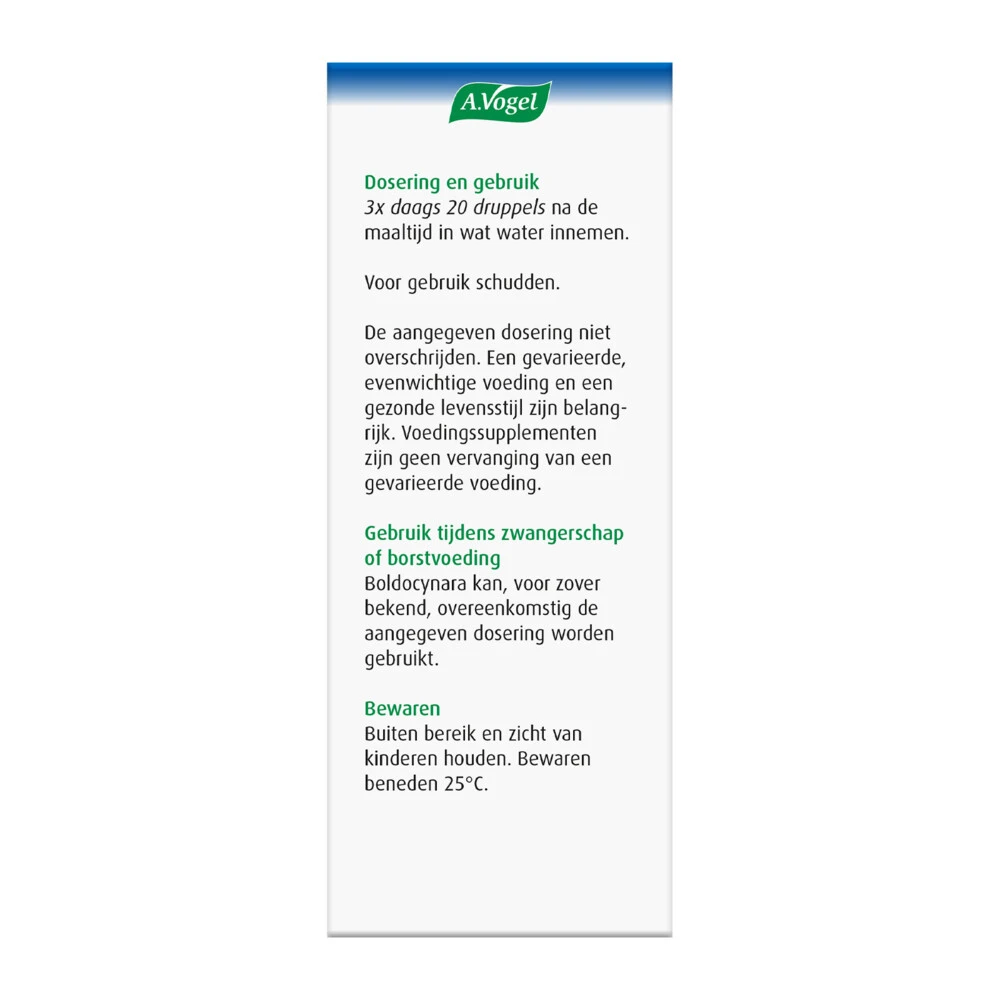 2x A.Vogel Boldocynara Druppels 3 2x A.Vogel Boldocynara Druppels - Afbeelding 3