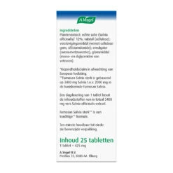 A.Vogel Famosan Salvia Overgang Sterk 10 A.Vogel Famosan Salvia Overgang Sterk -Metagenics Winkel 925220 5