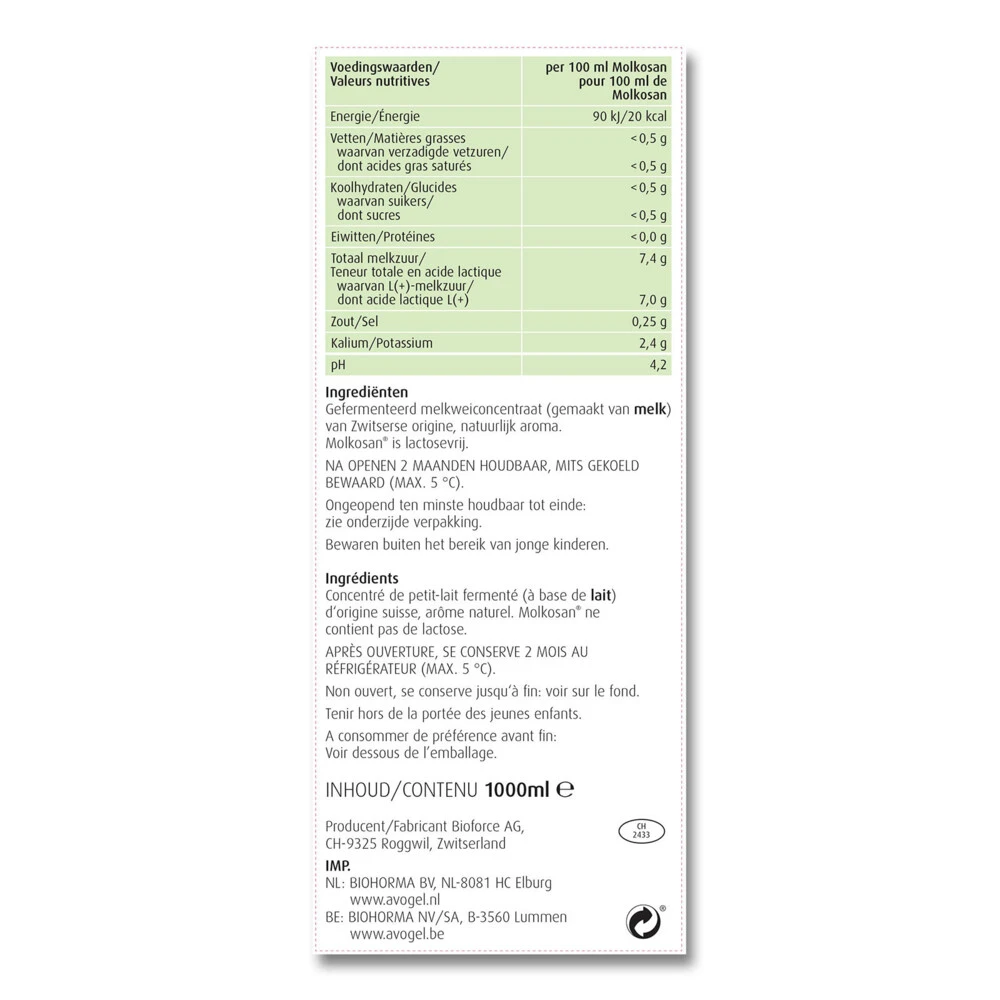 A.Vogel Molkosan 4 A.Vogel Molkosan - Afbeelding 4
