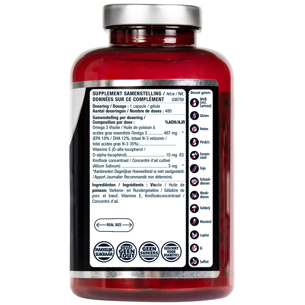 Lucovitaal Visolie & Knoflook 2 Lucovitaal Visolie & Knoflook - Afbeelding 2