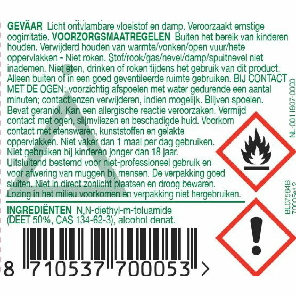 2x Jungle Formula Spray Maximum 50% Deet 4 2x Jungle Formula Spray Maximum 50% Deet - Afbeelding 4