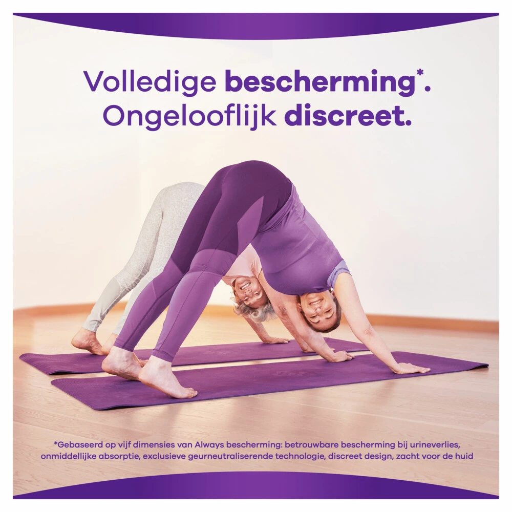 Always® 4x Always Discreet Incontinentieverband Normaal 2 Always® 4x Always Discreet Incontinentieverband Normaal - Afbeelding 2