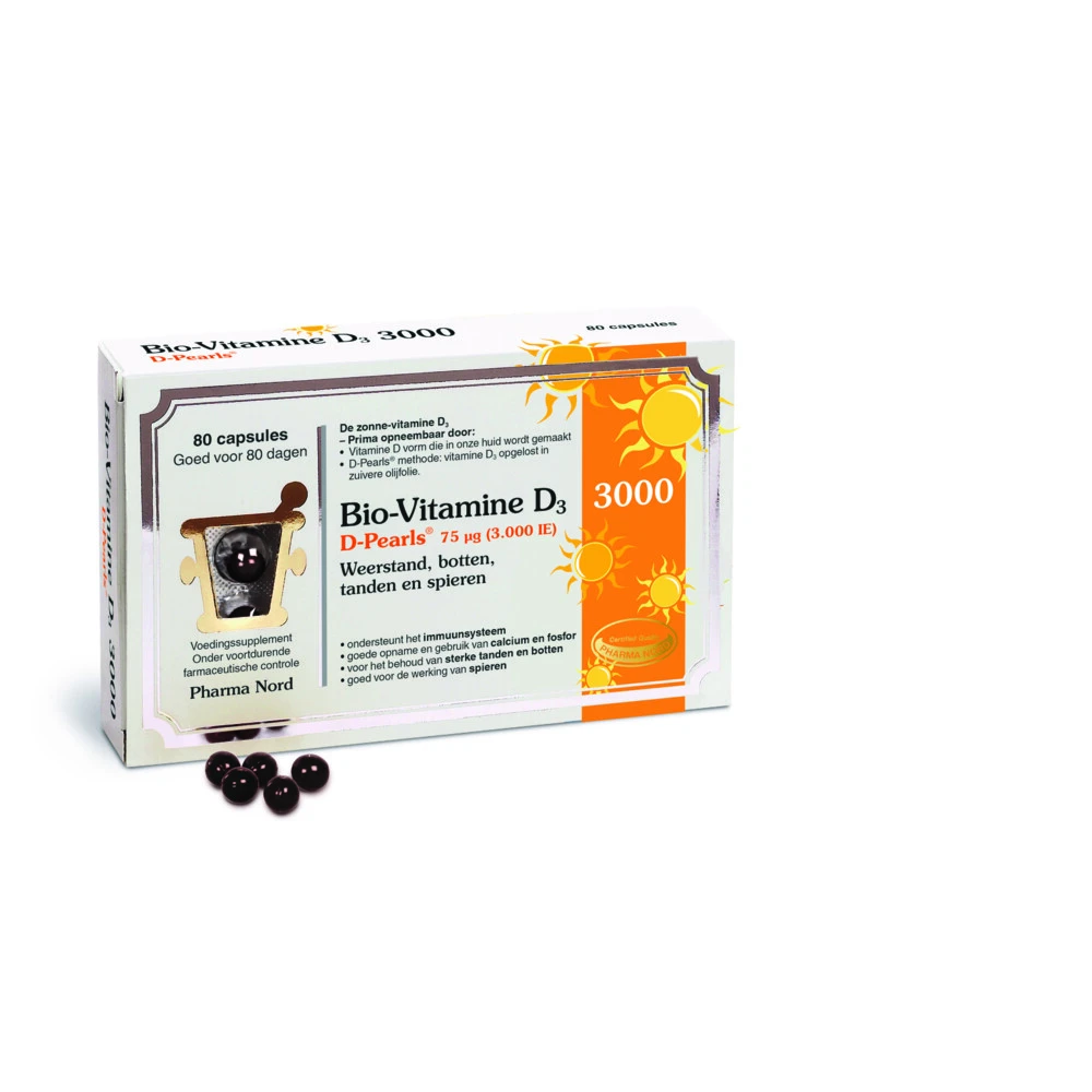 Pharma Nord Bio Vitamine D3 Pearls 75 µg 1 Pharma Nord Bio Vitamine D3 Pearls 75 µg