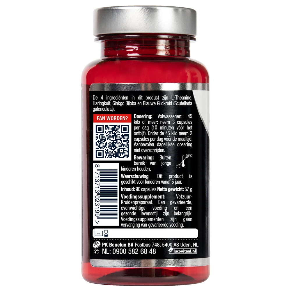 Lucovitaal L-theanine Omega 3 4 Lucovitaal L-theanine Omega 3 - Afbeelding 4