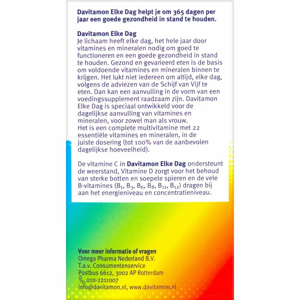 2x Davitamon Elke Dag 4 2x Davitamon Elke Dag - Afbeelding 4