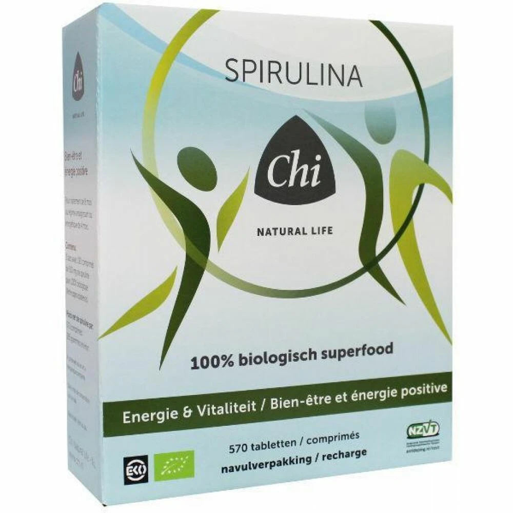 Chi Natural Life Bio Spirulina 500 Mg Navulling 1 Chi Natural Life Bio Spirulina 500 Mg Navulling