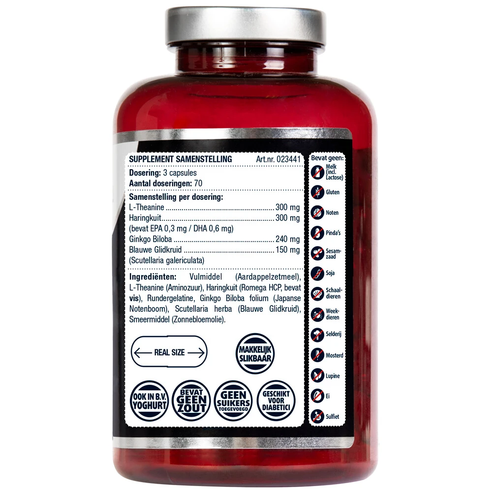 Lucovitaal L-theanine Omega 3 2 Lucovitaal L-theanine Omega 3 - Afbeelding 2