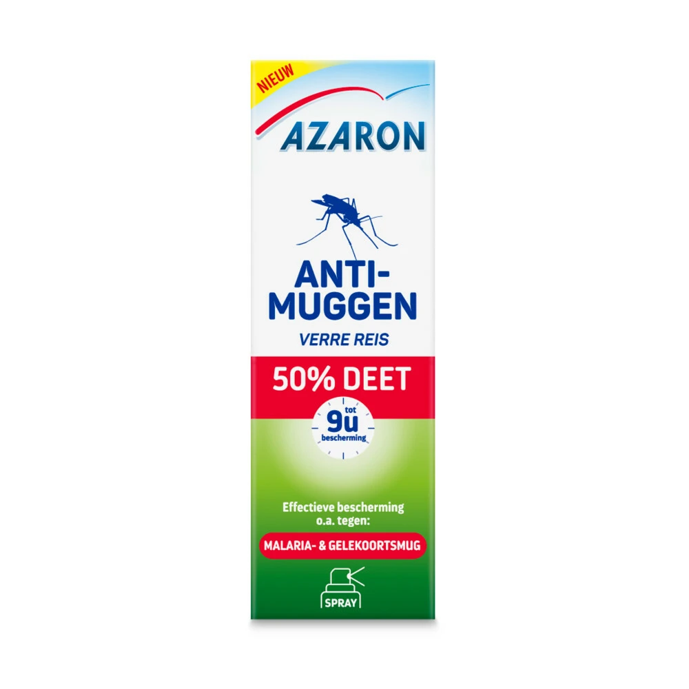 2x Azaron Anti Muggenspray 50% DEET 1 2x Azaron Anti Muggenspray 50% DEET