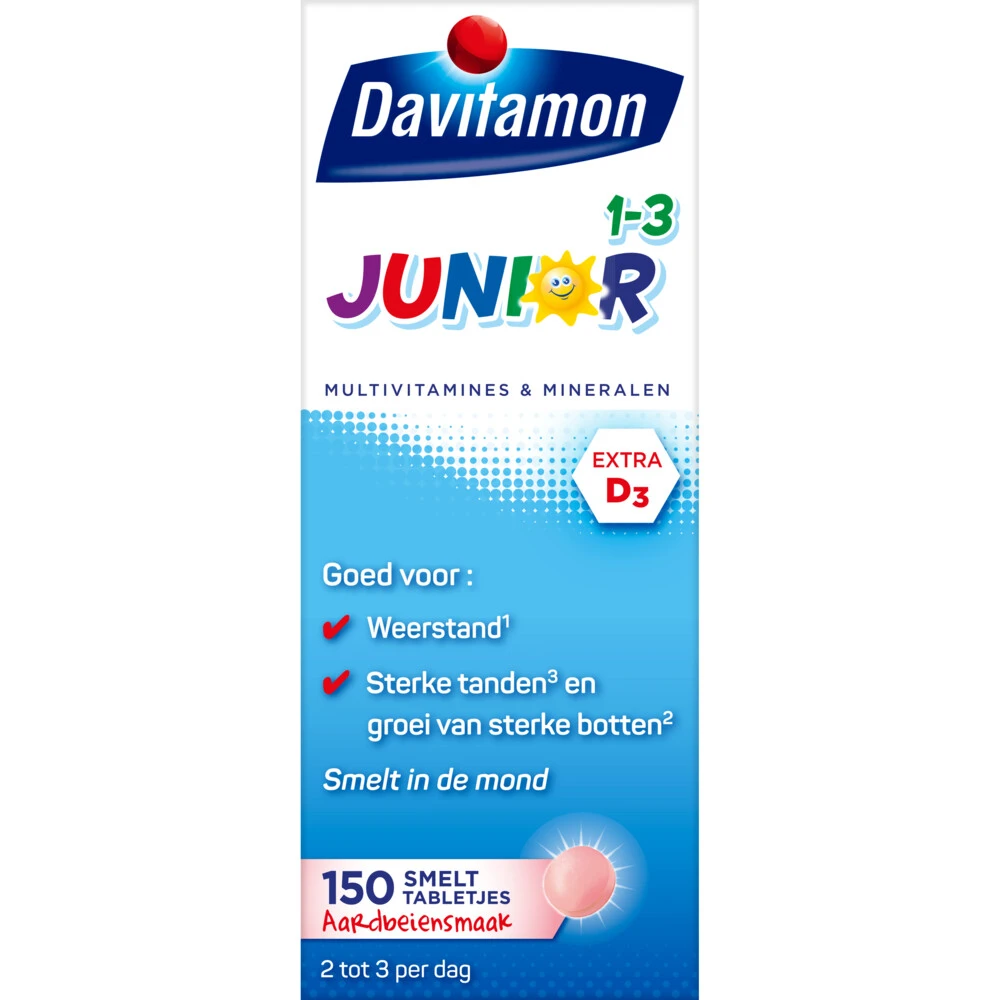 Davitamon Junior 1+ Multivitamines En Mineralen 1 Davitamon Junior 1+ Multivitamines En Mineralen