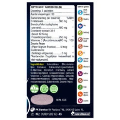 3x Lucovitaal D-Mannose Cranberry Blaasfunctie 6 3x Lucovitaal D-Mannose Cranberry Blaasfunctie -Metagenics Winkel 996841 3