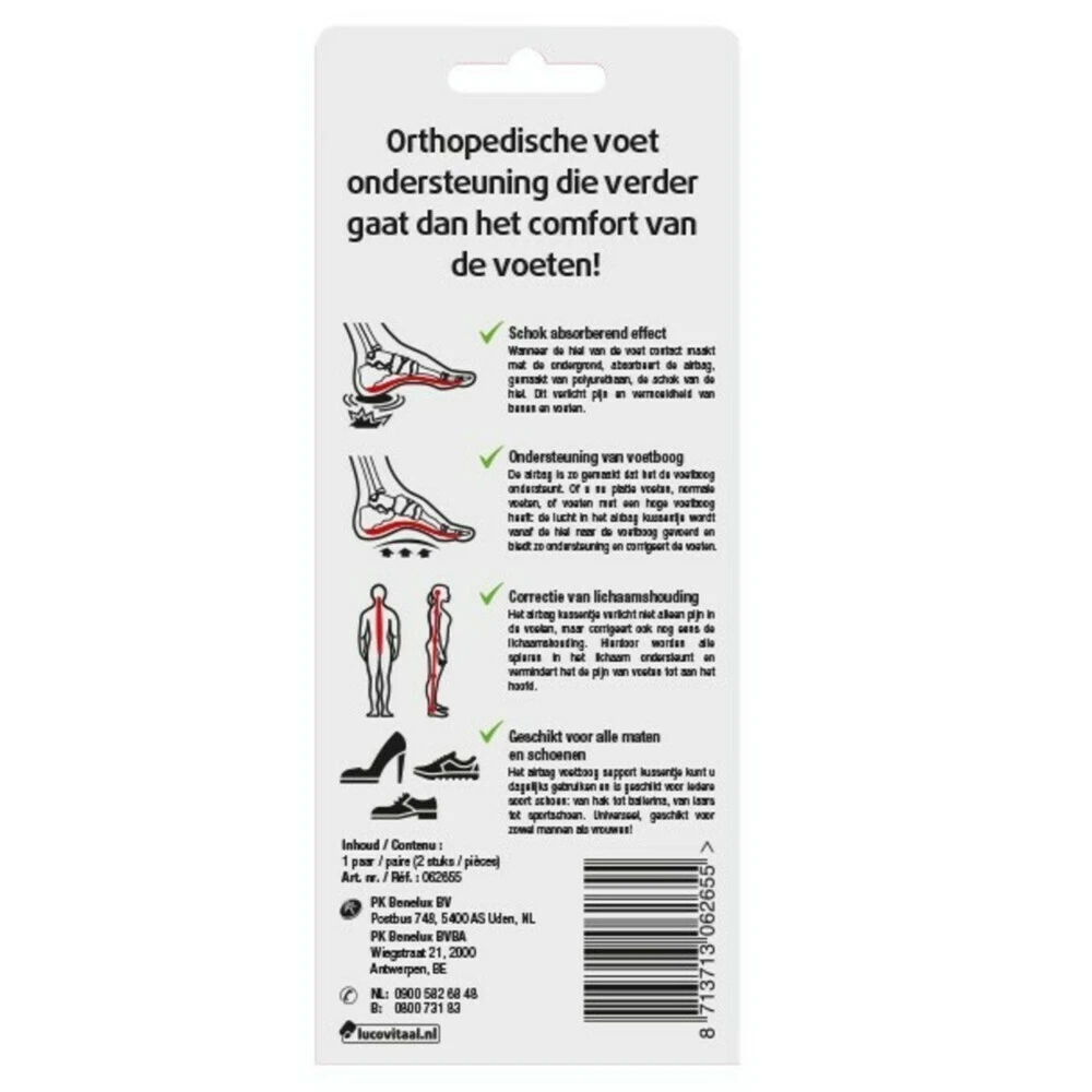 Lucovitaal Orthopedisch Voetondersteuning Airbags 2 Lucovitaal Orthopedisch Voetondersteuning Airbags - Afbeelding 2